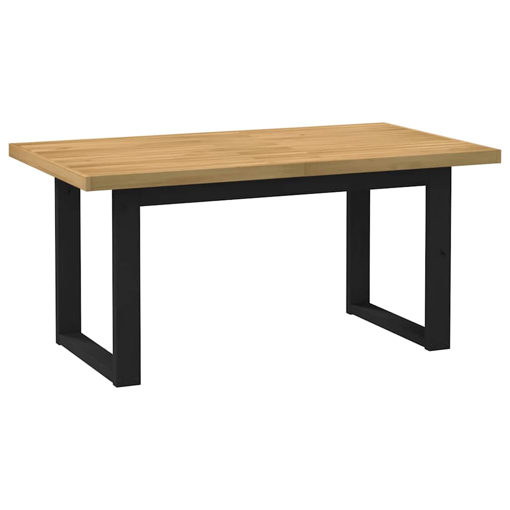 vidaXL Eettafel NOAIN A-vormige poten 180x90x75 cm massief hout - Aashly