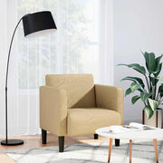 vidaXL Fauteuil met armleuningen 54 cm corduroy stof donkergrijs - Aashly