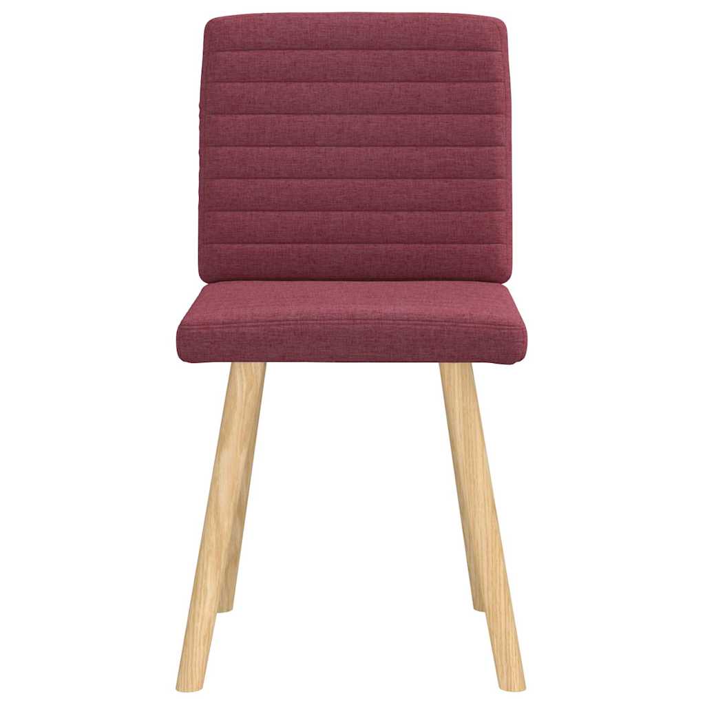 vidaXL Eetkamerstoelen 4 st stof lichtgrijs - Aashly