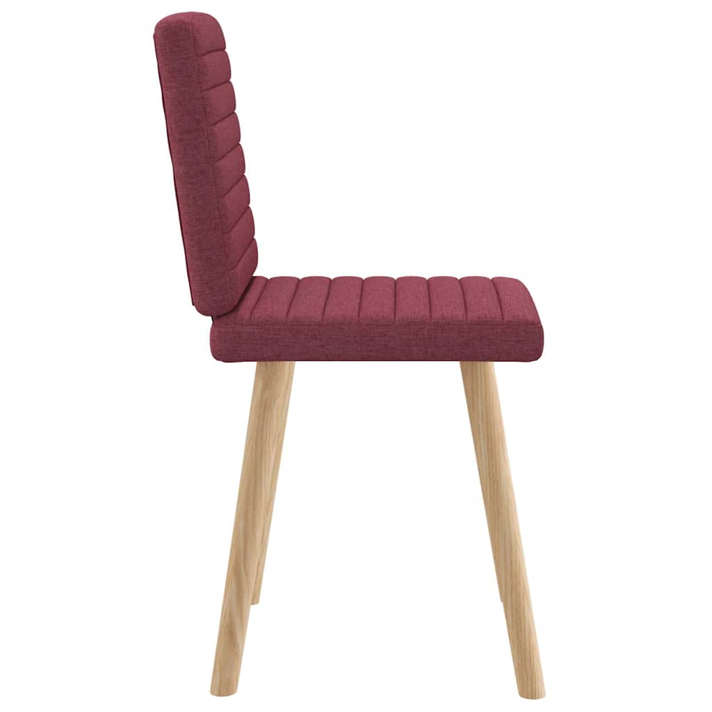 vidaXL Eetkamerstoelen 4 st stof lichtgrijs - Aashly