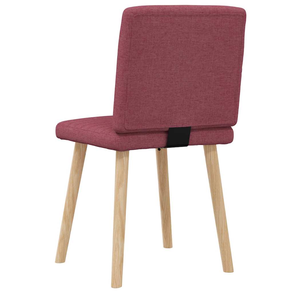vidaXL Eetkamerstoelen 4 st stof lichtgrijs - Aashly