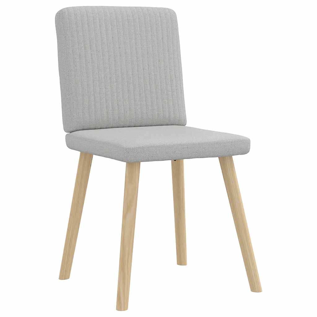 vidaXL Eetkamerstoelen 2 st stof donkergroen - Aashly