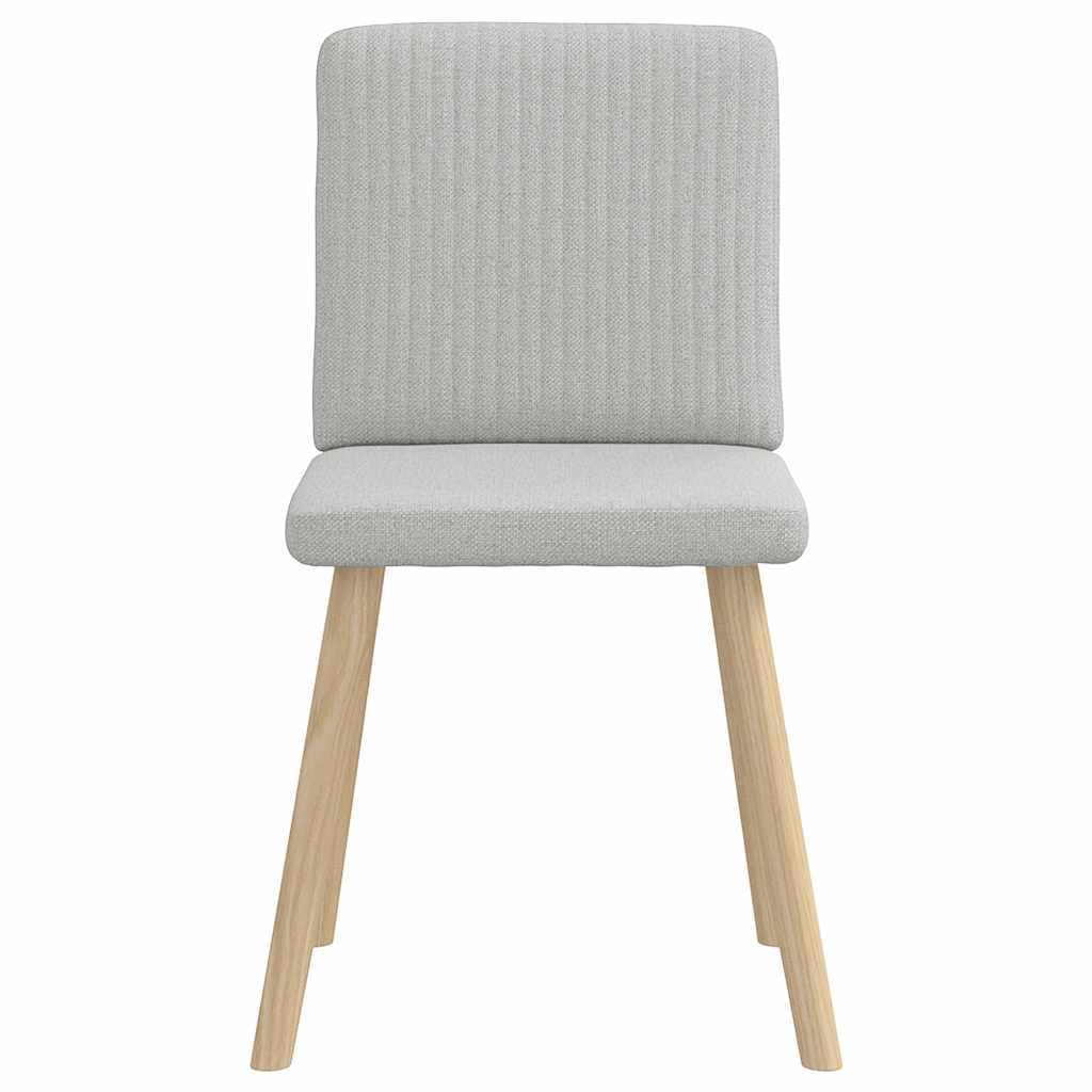 vidaXL Eetkamerstoelen 2 st stof donkergroen - Aashly