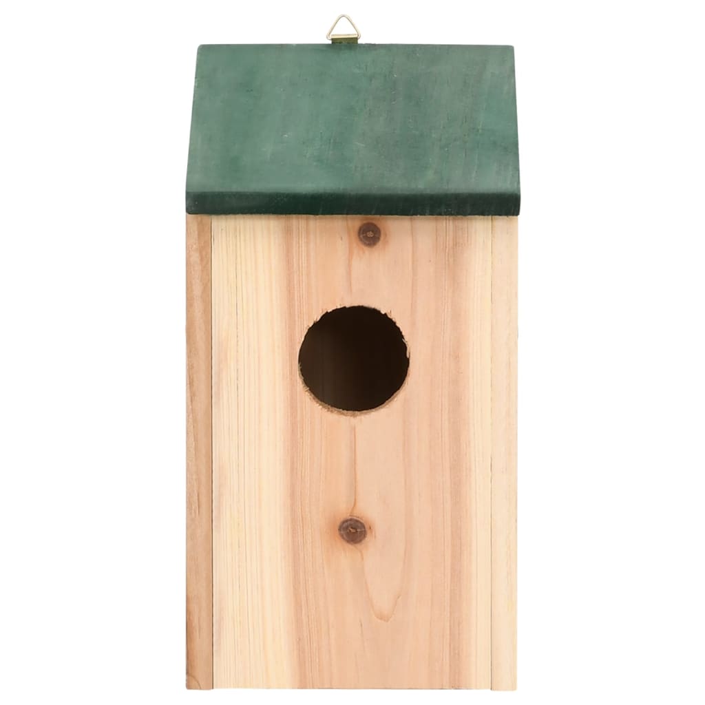 vidaXL Vogelhuisjes 4 st 12x12x22 cm hout - Aashly