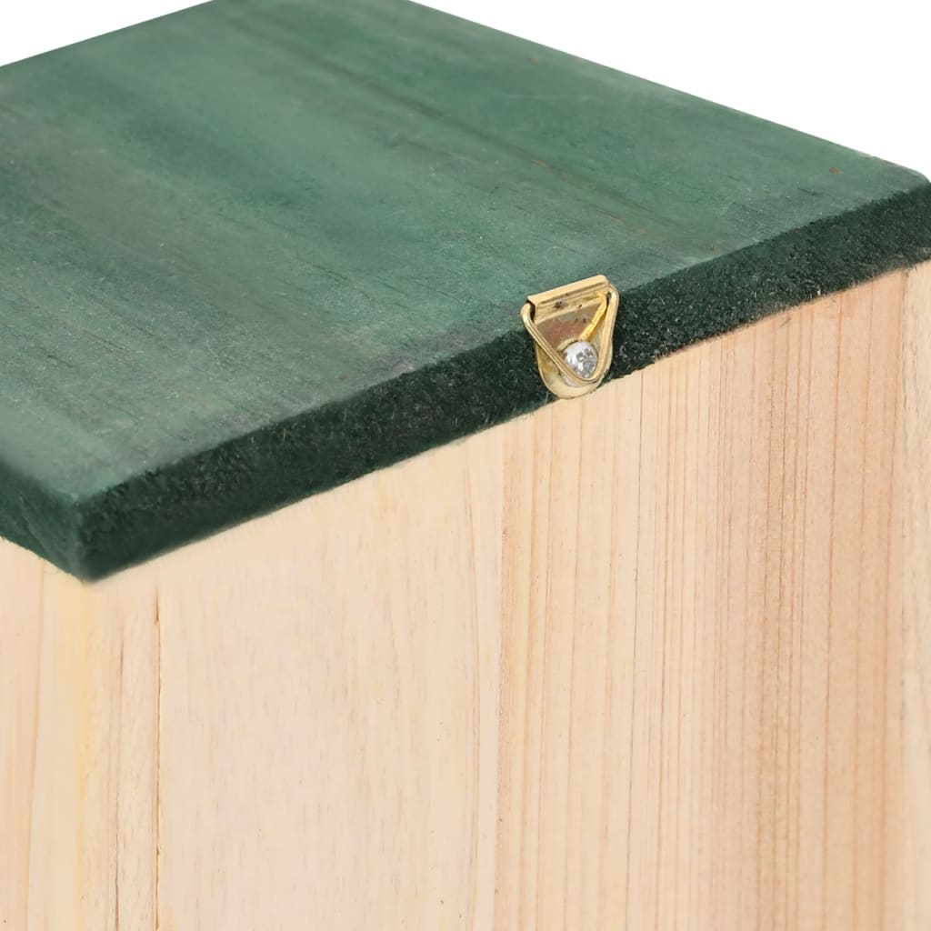 vidaXL Vogelhuisjes 4 st 12x12x22 cm hout - Aashly