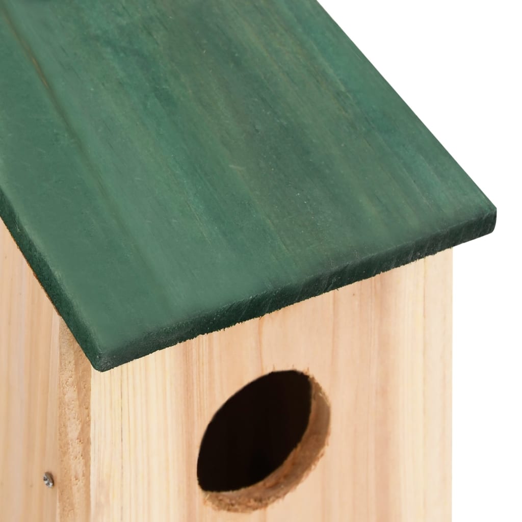 vidaXL Vogelhuisjes 4 st 12x12x22 cm hout - Aashly