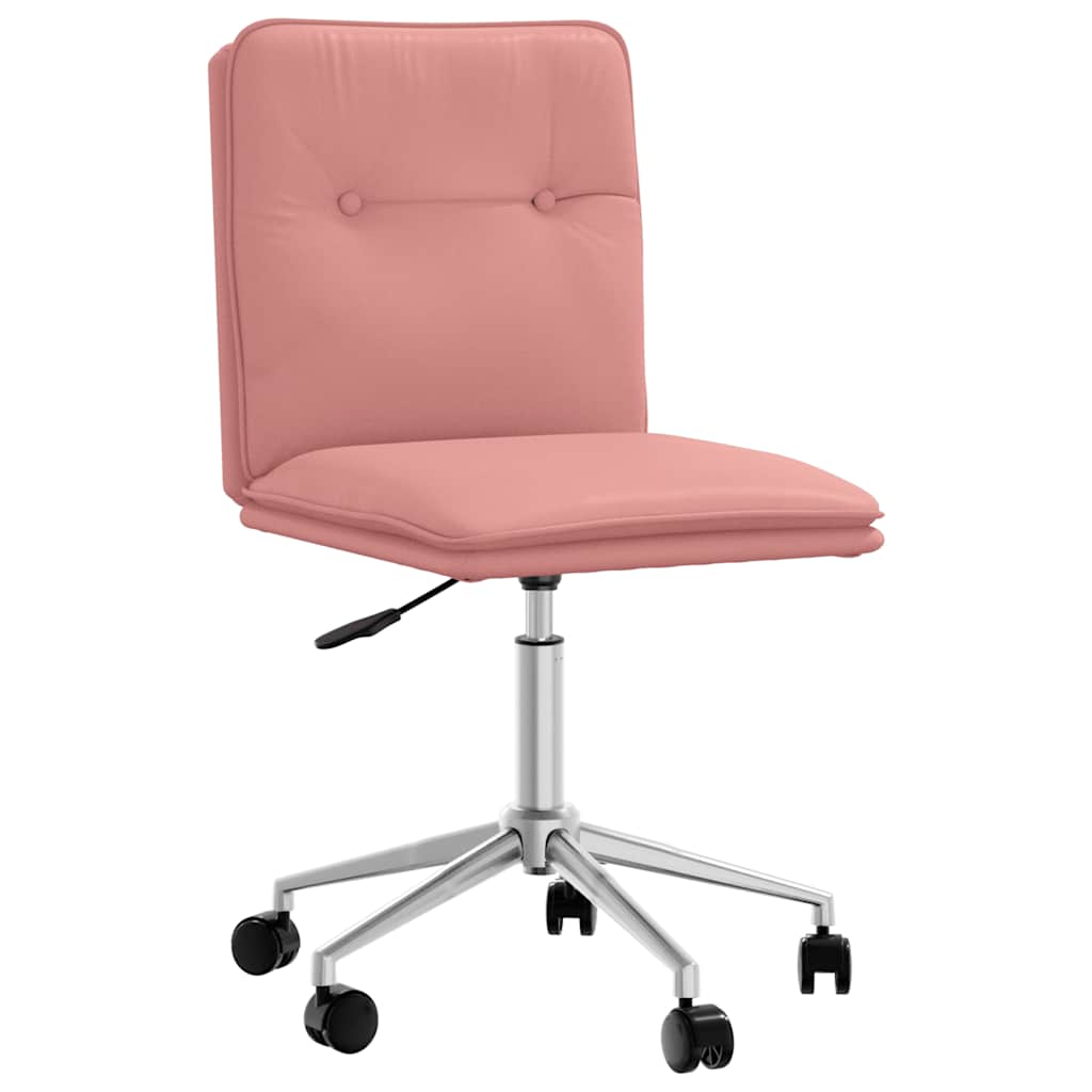 vidaXL Eetkamerstoel kunstleer roze - Aashly