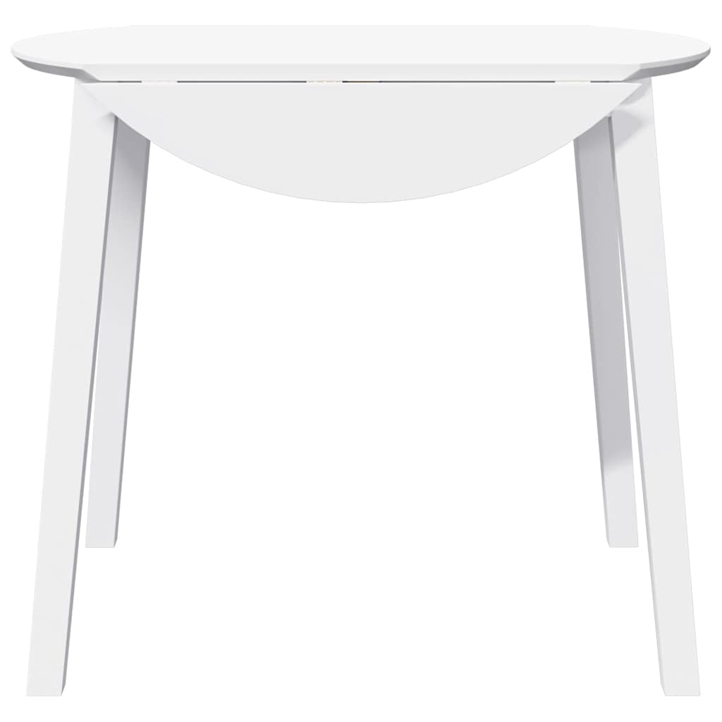 vidaXL Eettafel massief hout naturel rubber - Aashly