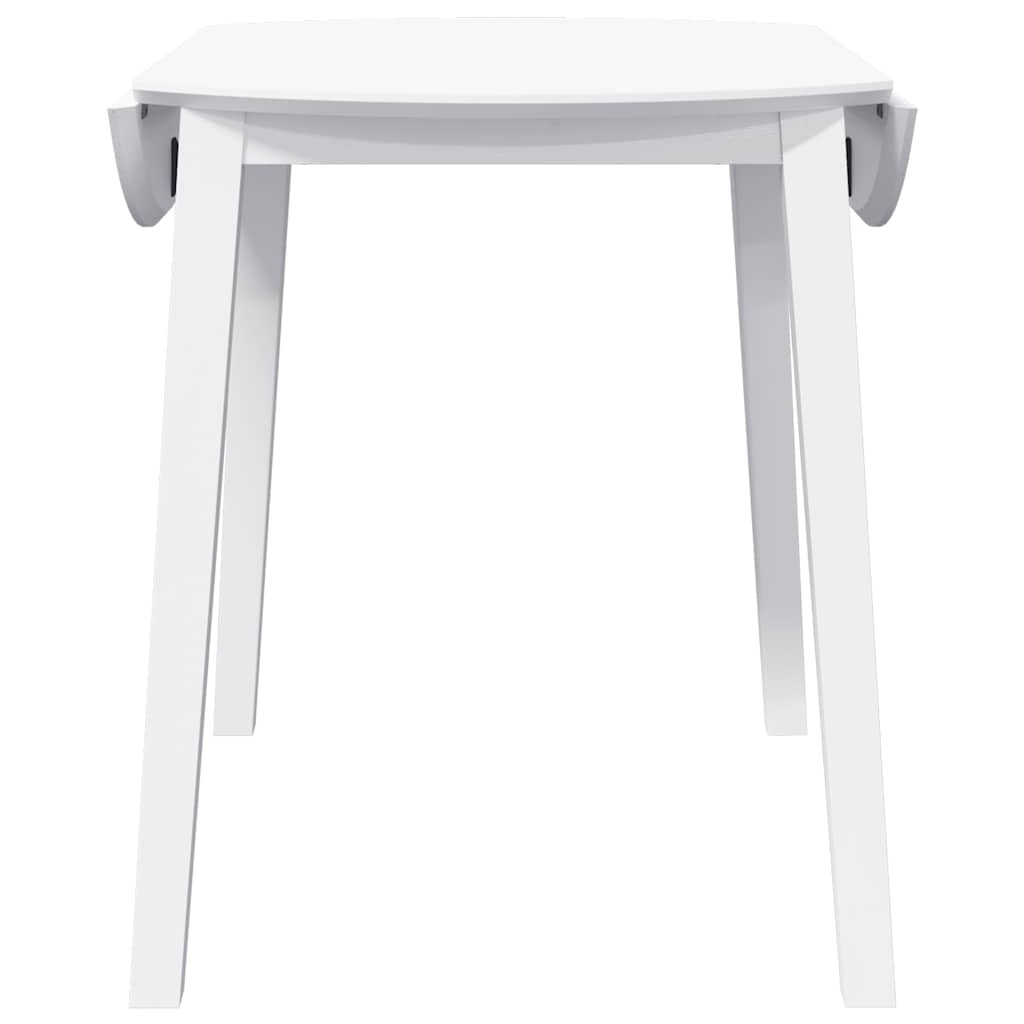 vidaXL Eettafel massief hout naturel rubber - Aashly