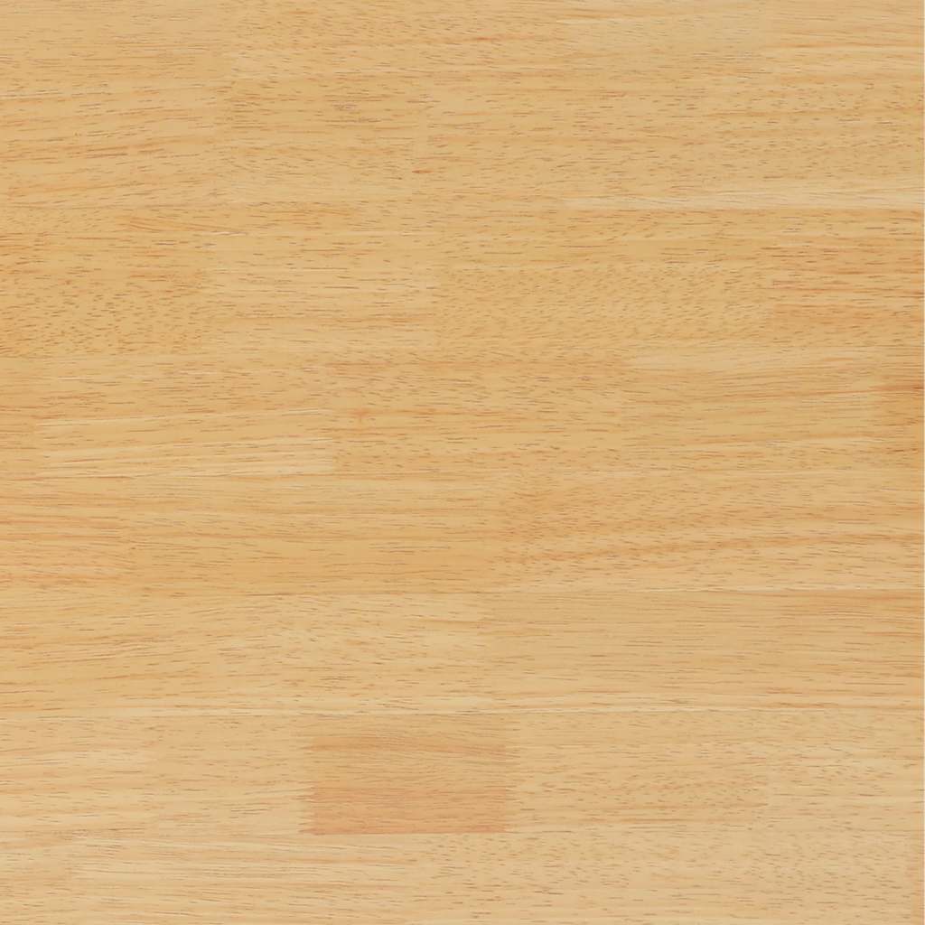 vidaXL Eettafel massief hout wit rubber - Aashly