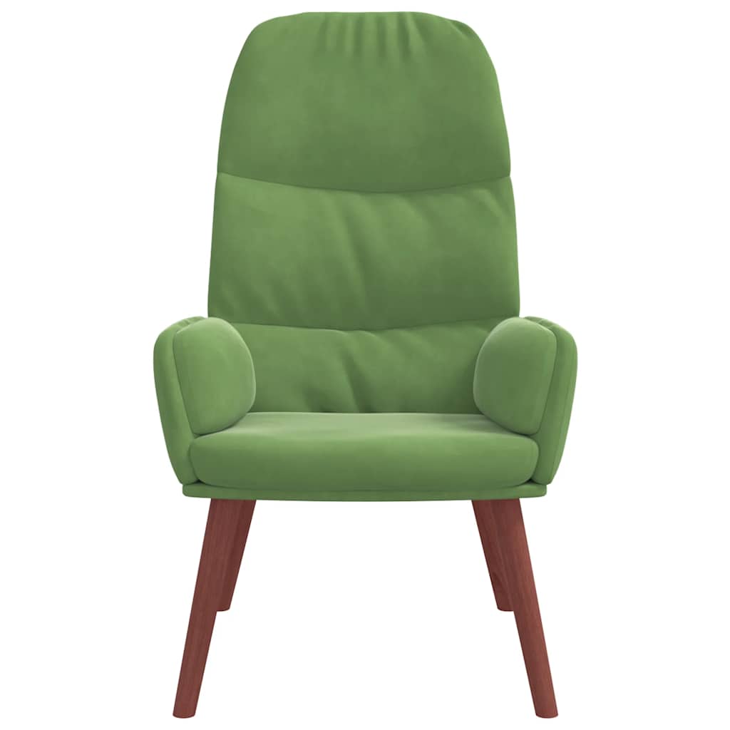 vidaXL Relaxstoel fluweel blauw - Aashly
