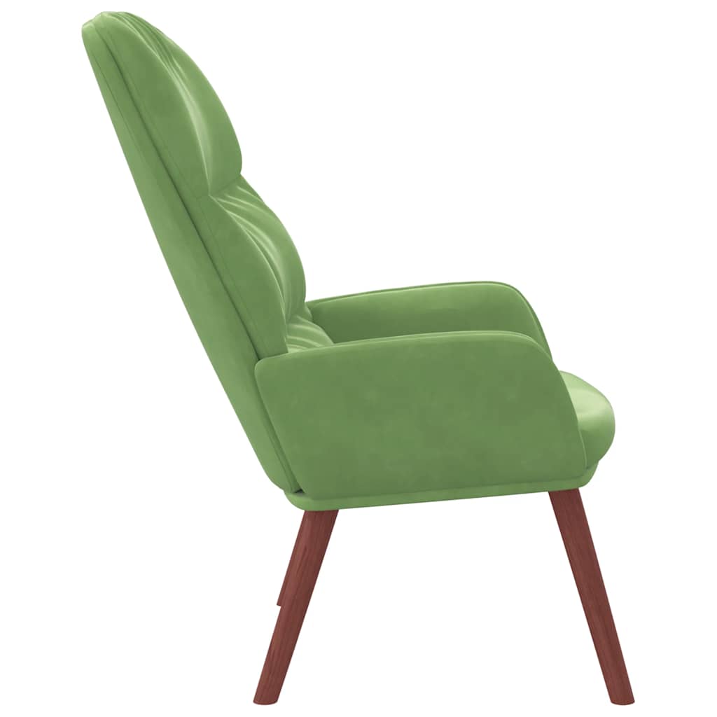 vidaXL Relaxstoel fluweel blauw - Aashly