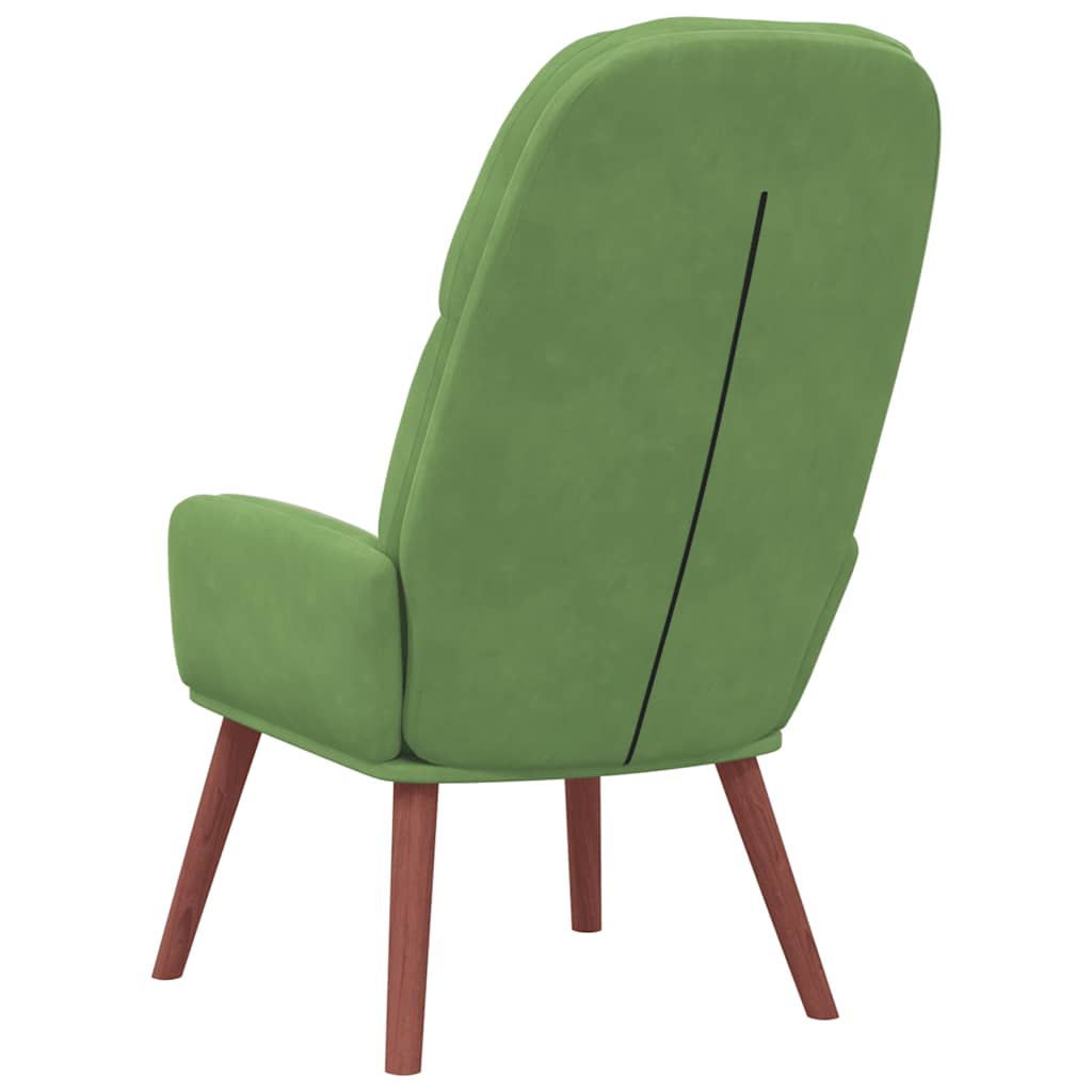 vidaXL Relaxstoel fluweel blauw - Aashly