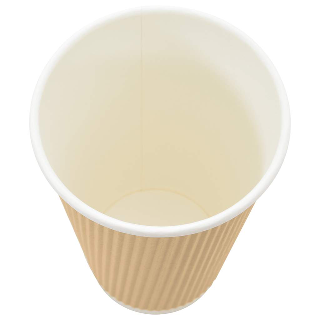vidaXL Papieren koffiekopjes 500 st 8oz 200 ml bruin - Aashly