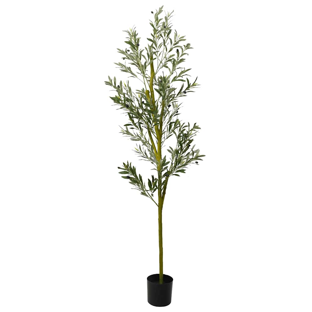 vidaXL Kunstolijfboom 800 blaadjes 200 cm groen - Aashly