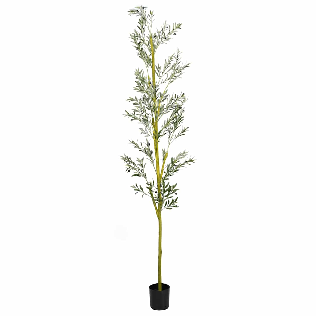 vidaXL Kunstolijfboom 800 blaadjes 200 cm groen - Aashly