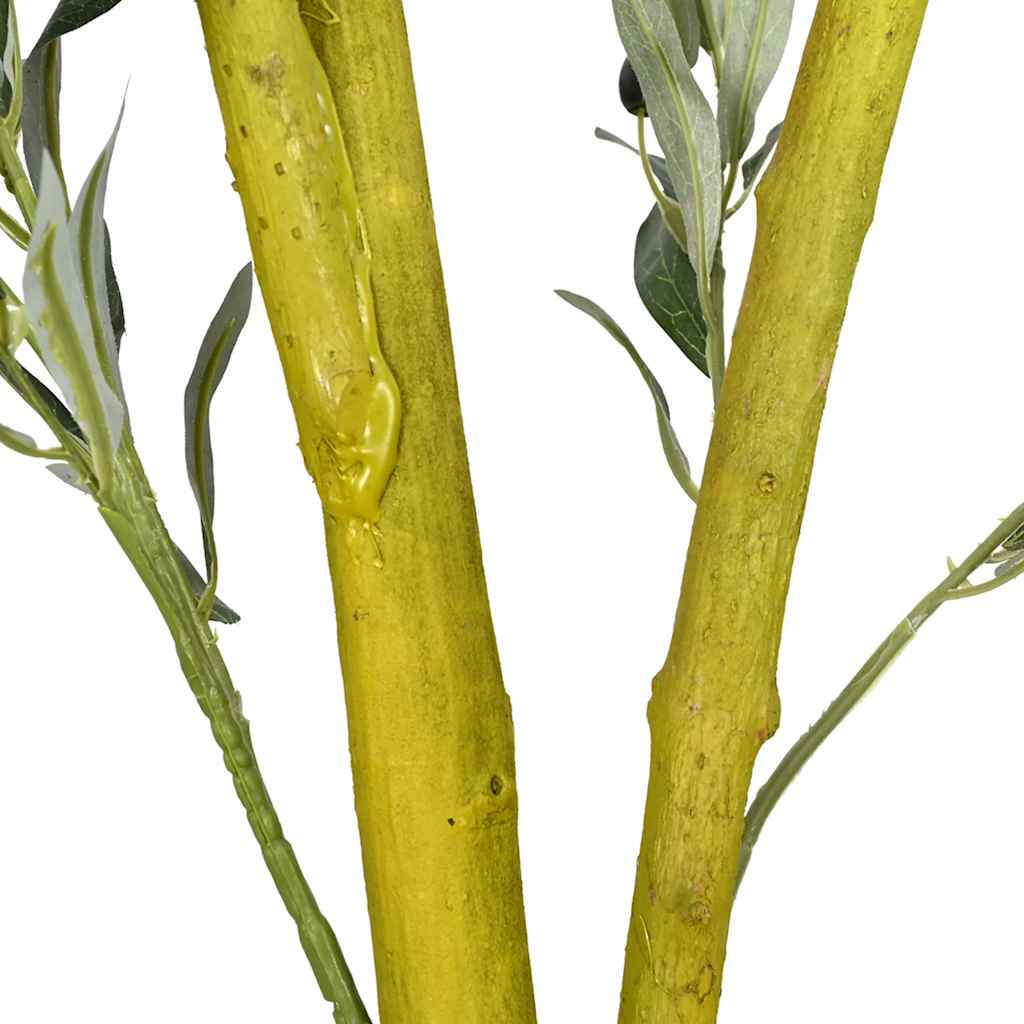 vidaXL Kunstolijfboom 800 blaadjes 200 cm groen - Aashly
