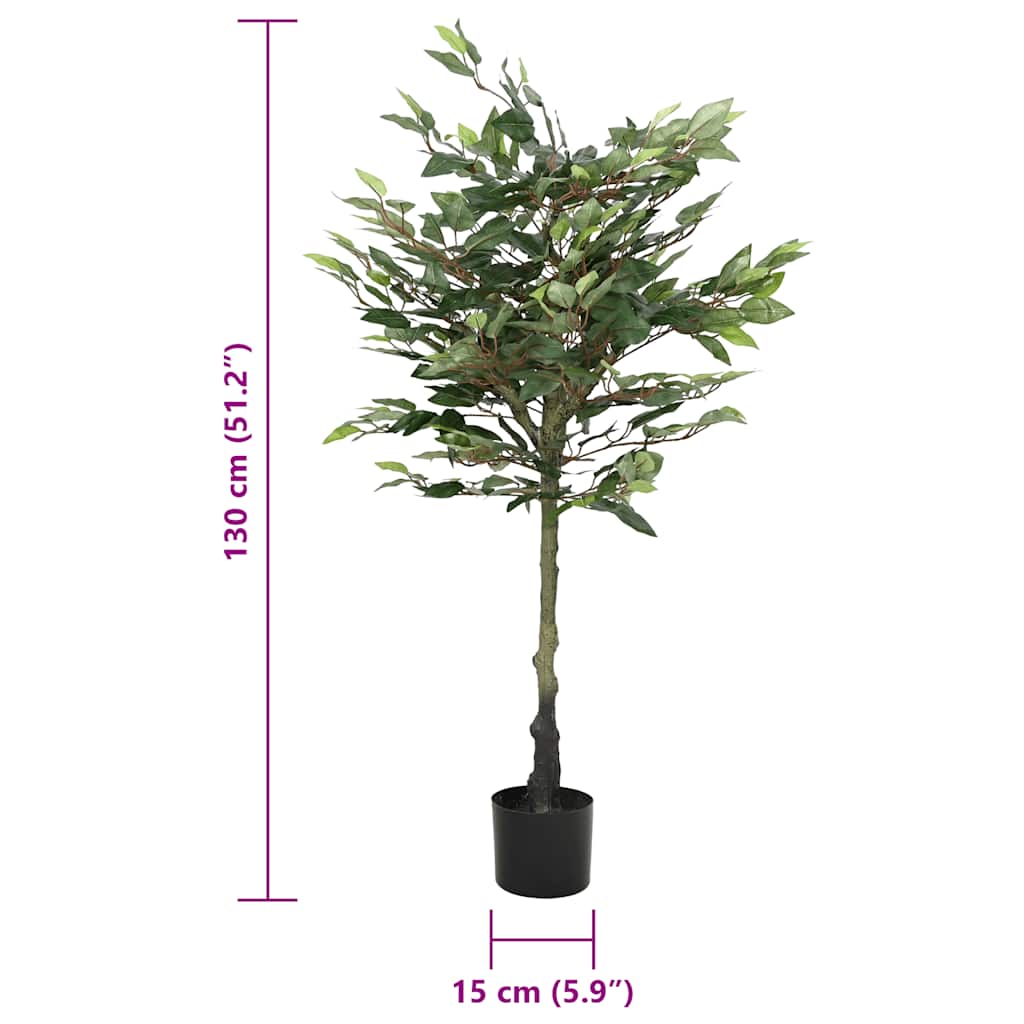 vidaXL Kunstfuxus boom 756 bladeren 170 cm groen - Aashly