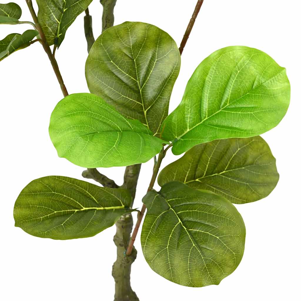 vidaXL Kunstfuxus boom 48 blaadjes 165 cm groen - Aashly