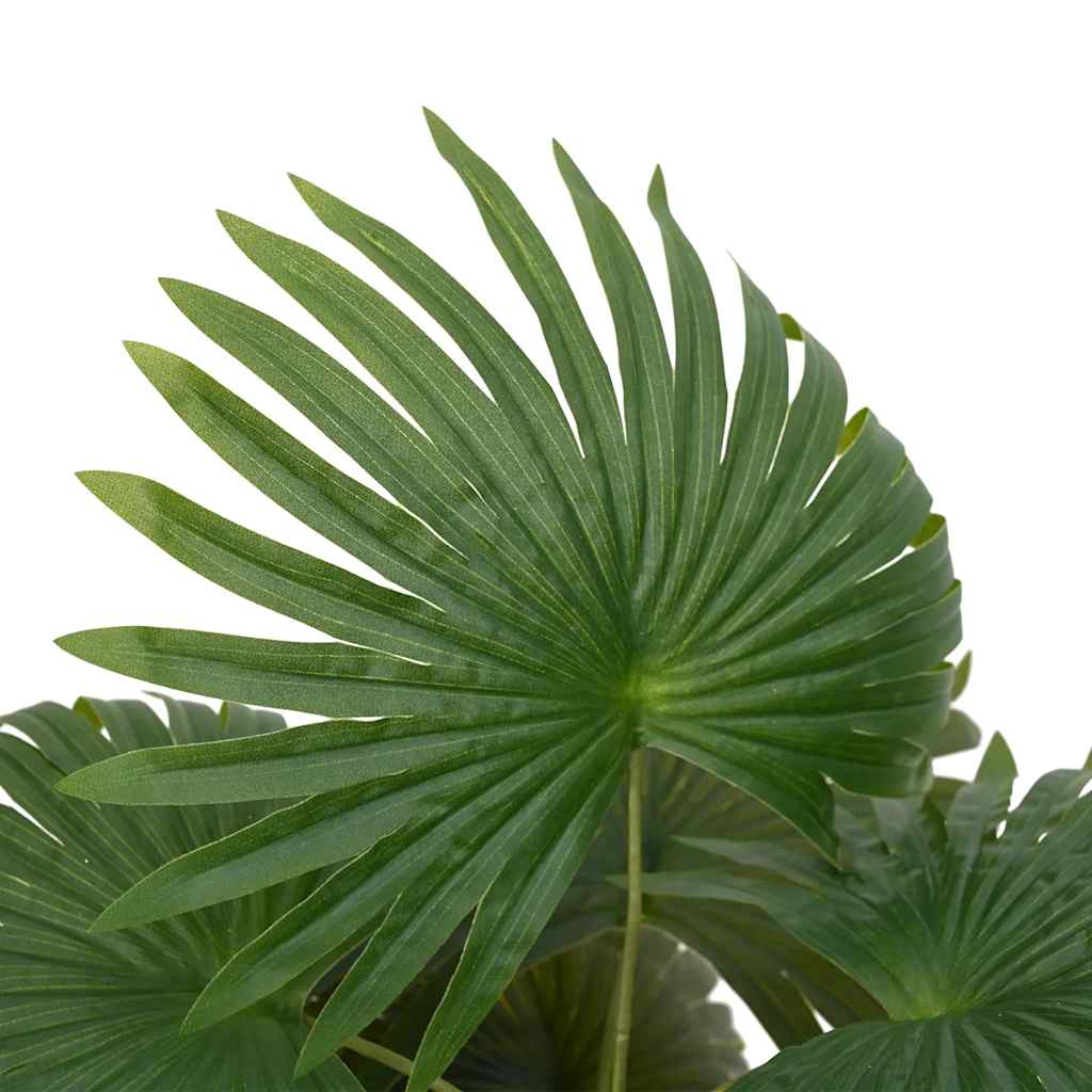 vidaXL Kunstpalmplant 9 blaadjes 70 cm groen - Aashly