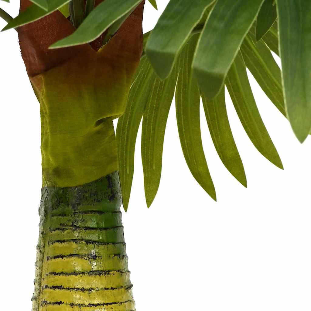 vidaXL Kunstpalmplant 9 blaadjes 70 cm groen - Aashly