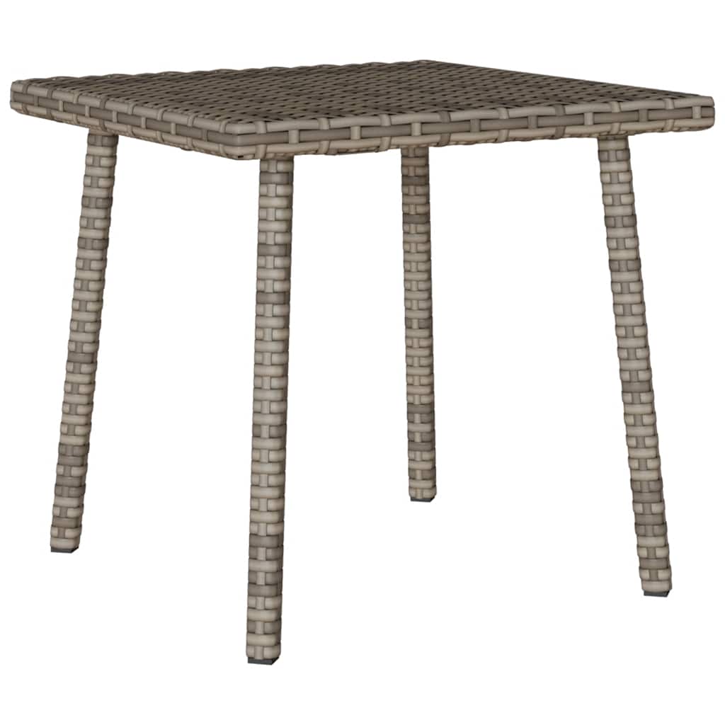 vidaXL Tuin salontafel rechthoekig 80x40x37 cm poly rattan bruin - Aashly
