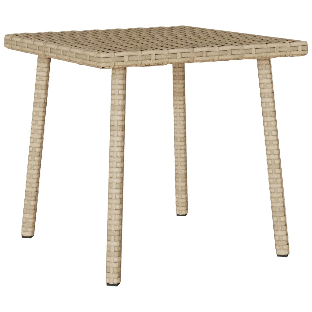 vidaXL Tuin salontafel rechthoekig 80x40x37 cm poly rattan bruin - Aashly