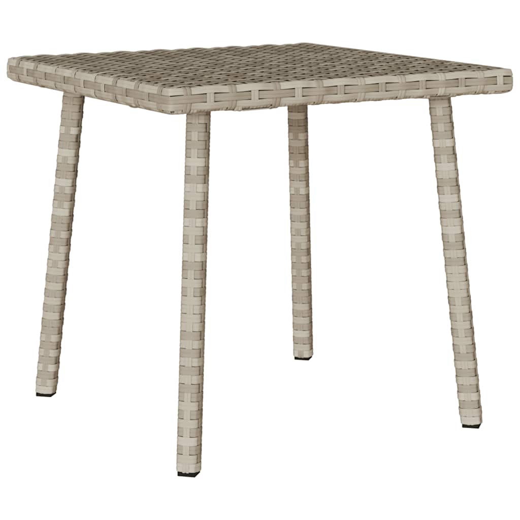 vidaXL Tuin salontafel rechthoekig 80x40x37 cm poly rattan bruin - Aashly