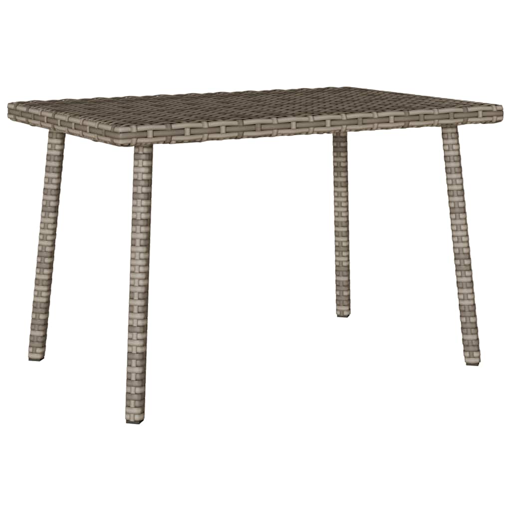 vidaXL Tuin salontafel rechthoekig 80x40x37 cm poly rattan bruin - Aashly