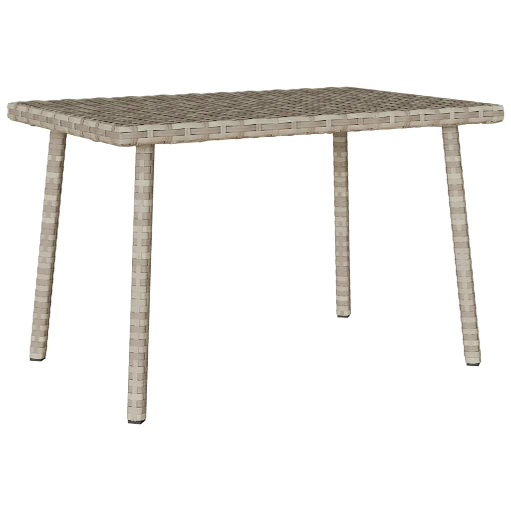 vidaXL Tuin salontafel rechthoekig 80x40x37 cm poly rattan bruin - Aashly
