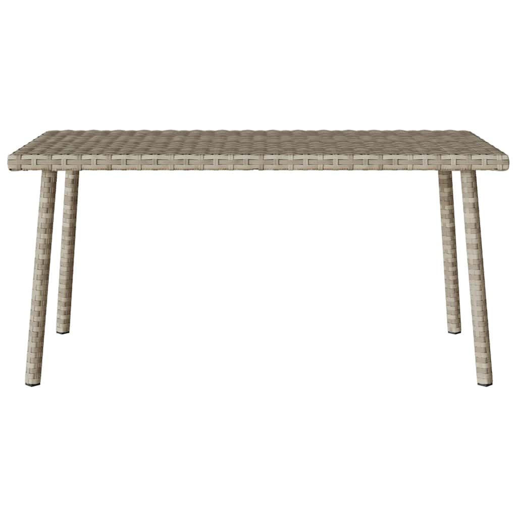 vidaXL Tuin salontafel rechthoekig 80x40x37 cm poly rattan bruin - Aashly