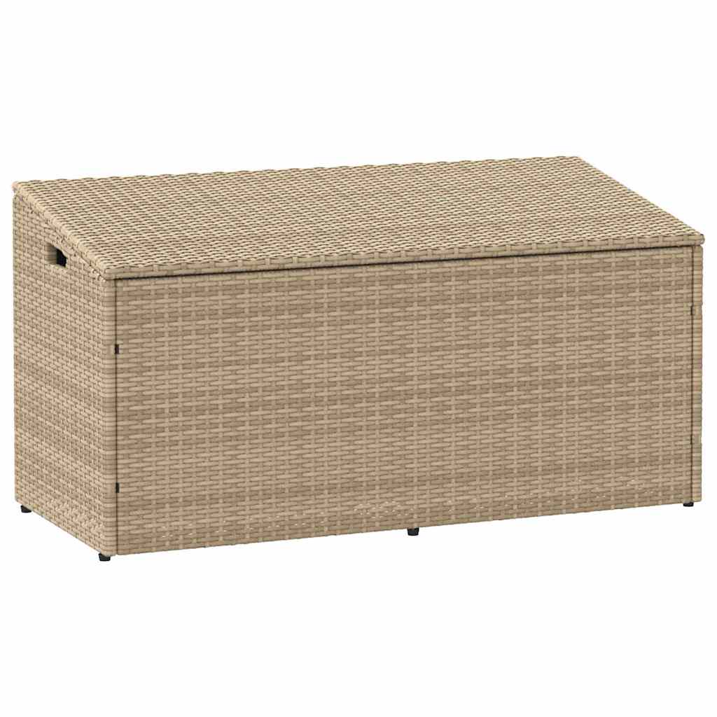 vidaXL Tuinbox 220x50x58 cm poly rattan beige - Aashly