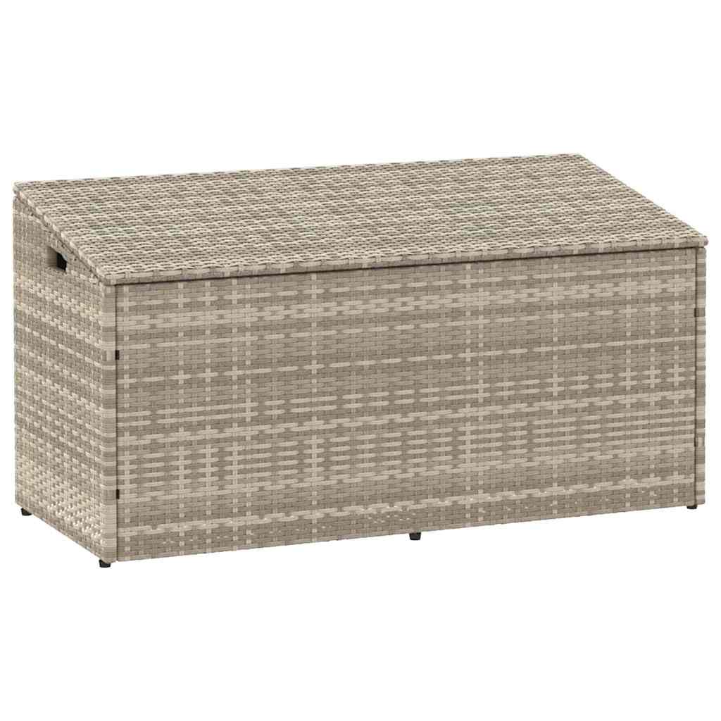 vidaXL Tuinbox 220x50x58 cm poly rattan beige - Aashly