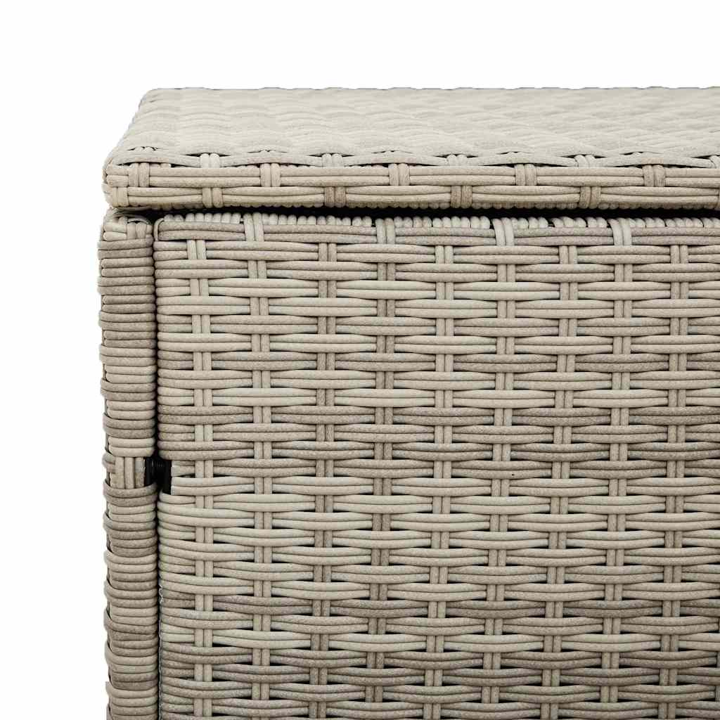 vidaXL Tuinbox 220x50x58 cm poly rattan beige - Aashly
