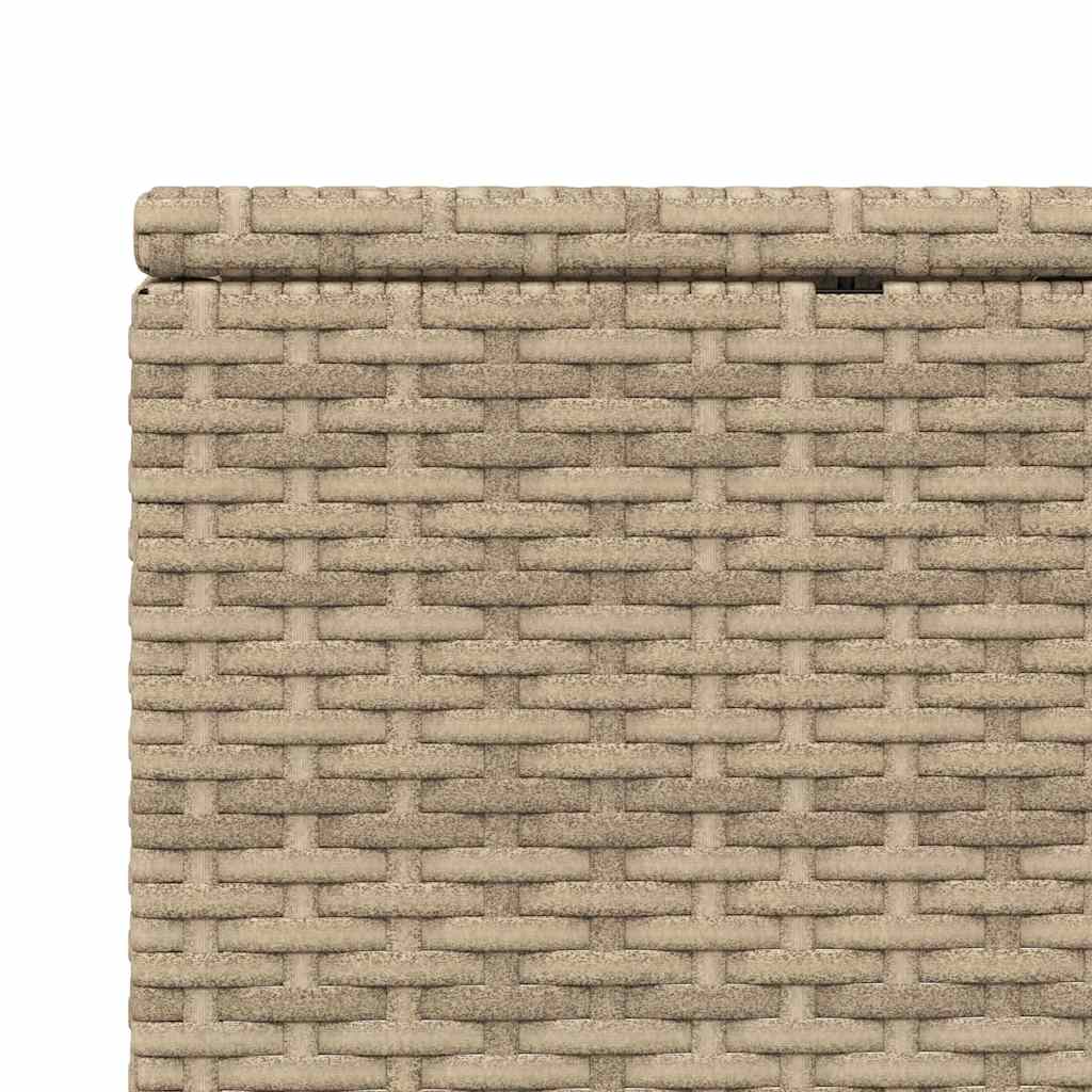 vidaXL Ligbed met zwevend kussen poly rattan bruin - Aashly