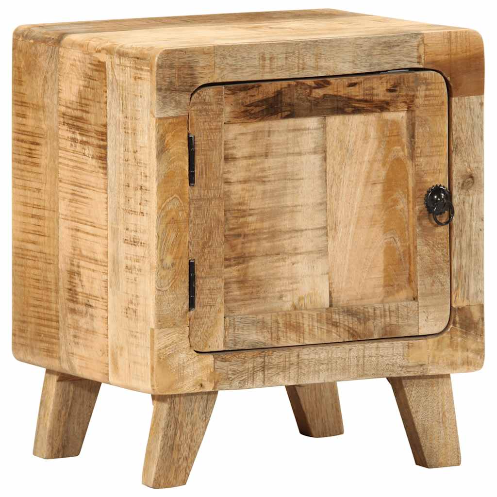 vidaXL Nachtkastje 40x32x46 cm massief ruw mangohout - Aashly