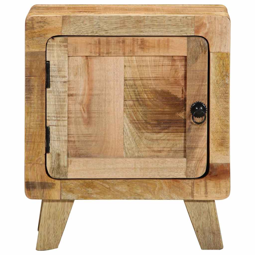 vidaXL Nachtkastje 40x32x46 cm massief ruw mangohout - Aashly