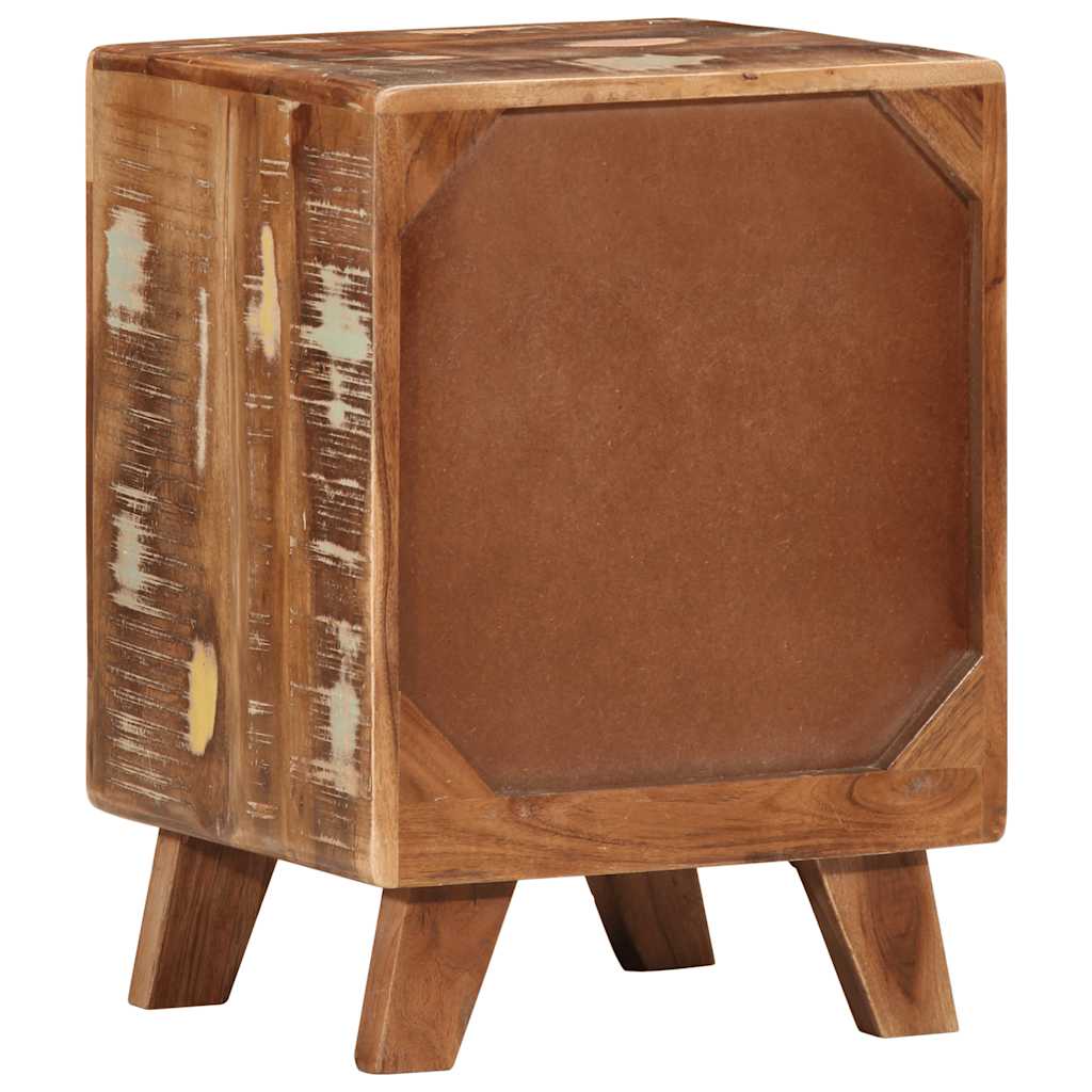 vidaXL Nachtkastje 2 st 37x32x50 cm massief gerecycled hout - Aashly