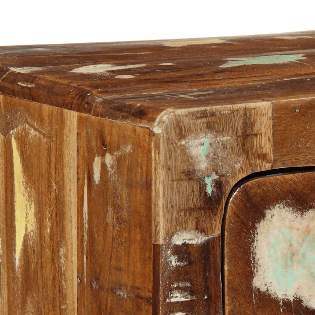 vidaXL Tv-wandmeubel 100x32x25 cm massief hout ruw mangohout