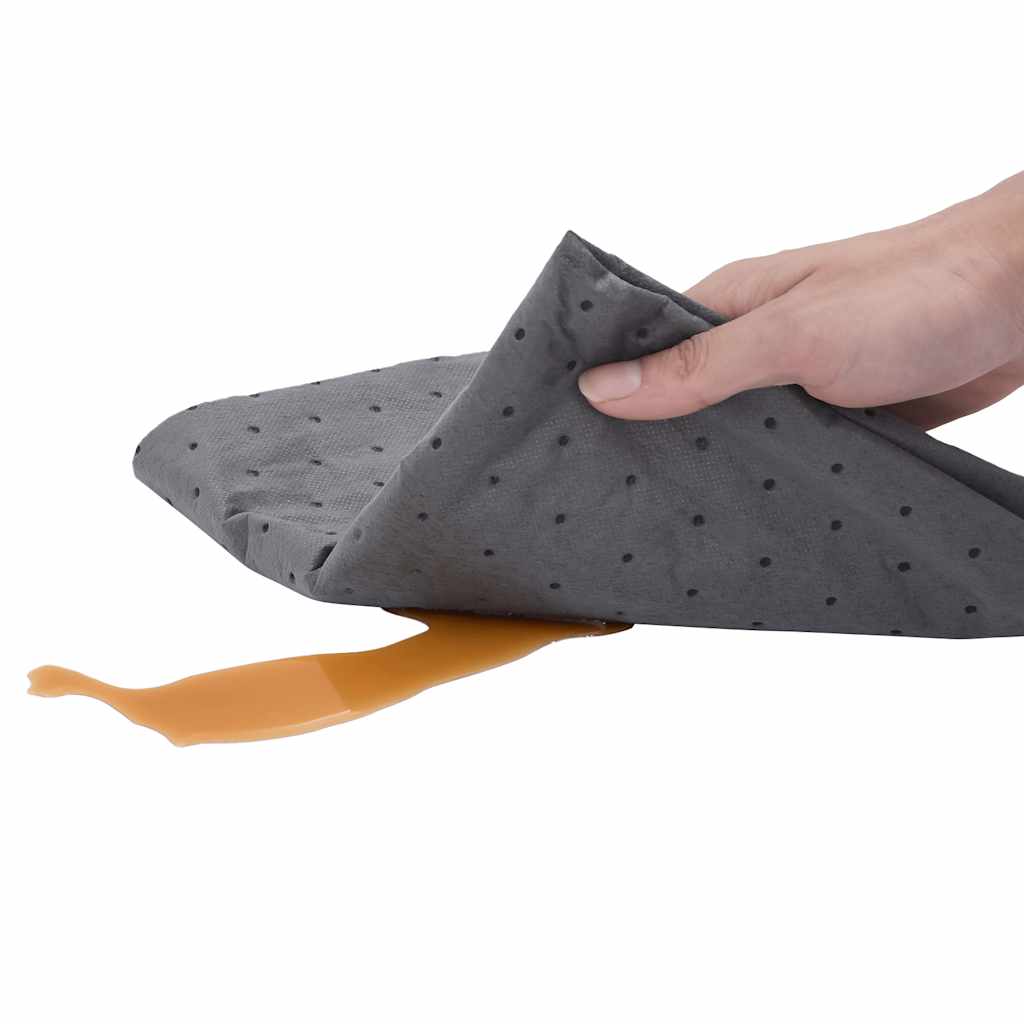vidaXL Olie-absorberende pads 100 st 40x50 cm grijs - Aashly