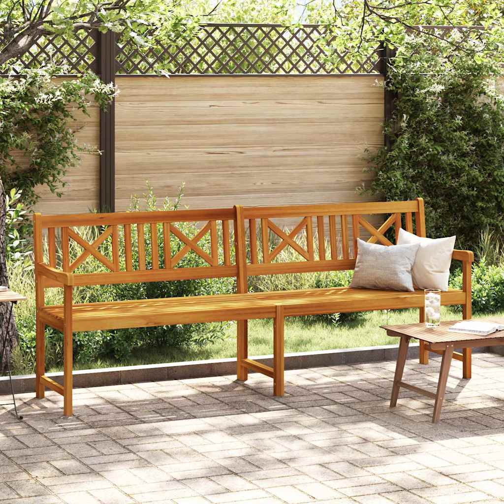vidaXL Tuinbank 219 cm massief acaciahout