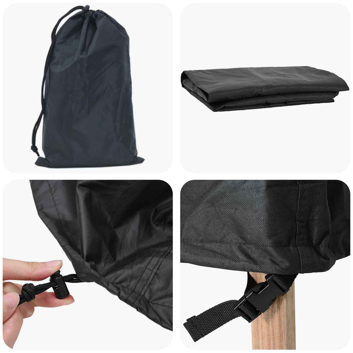 vidaXL Hoes voor tuinmeubelen 62 x 62 x 70 cm 210D Oxford Stof