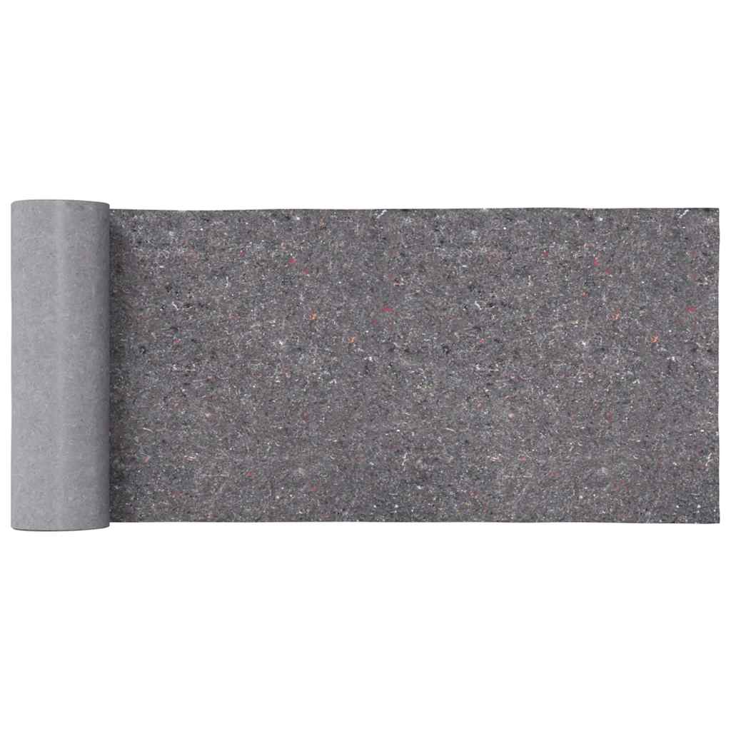vidaXL Antislip schildersvlies 2 st 5055 cm 220 g/m² grijs - Aashly