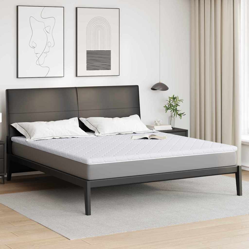 vidaXL Matraspads Wit 70 x 200 cm Niet-plakkende polyester