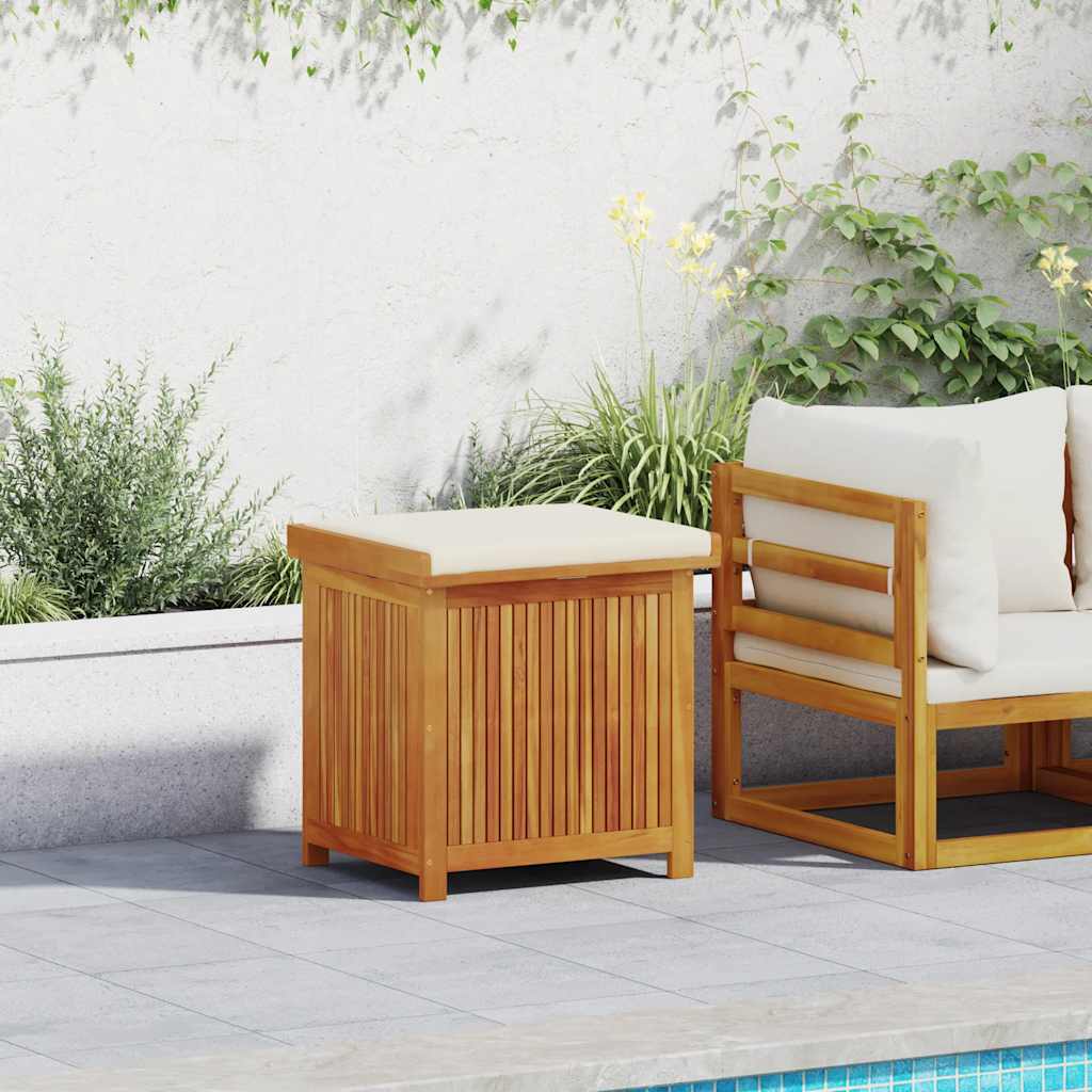 vidaXL Opbergbox voor buiten 113x50x60,5 cm massief acaciahout - Aashly