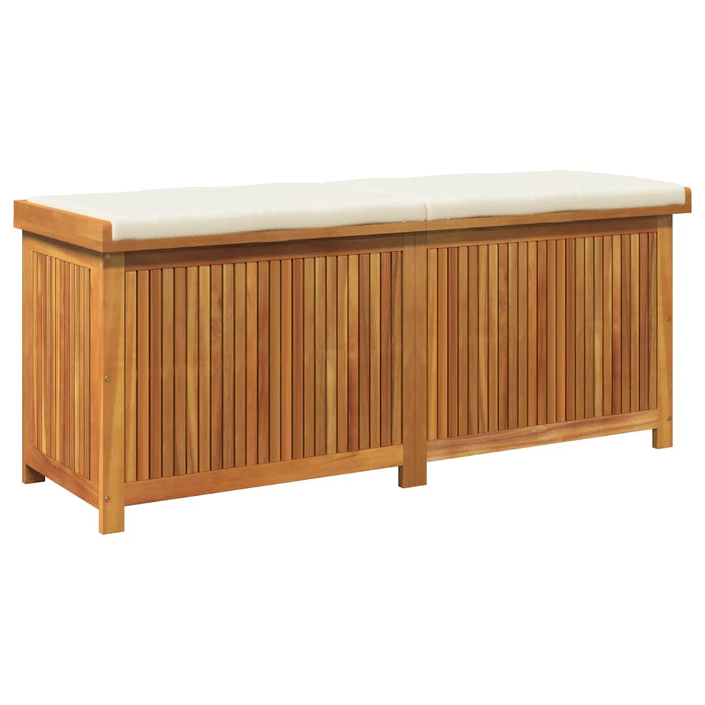 vidaXL Opbergbox voor buiten 113x50x60,5 cm massief acaciahout - Aashly