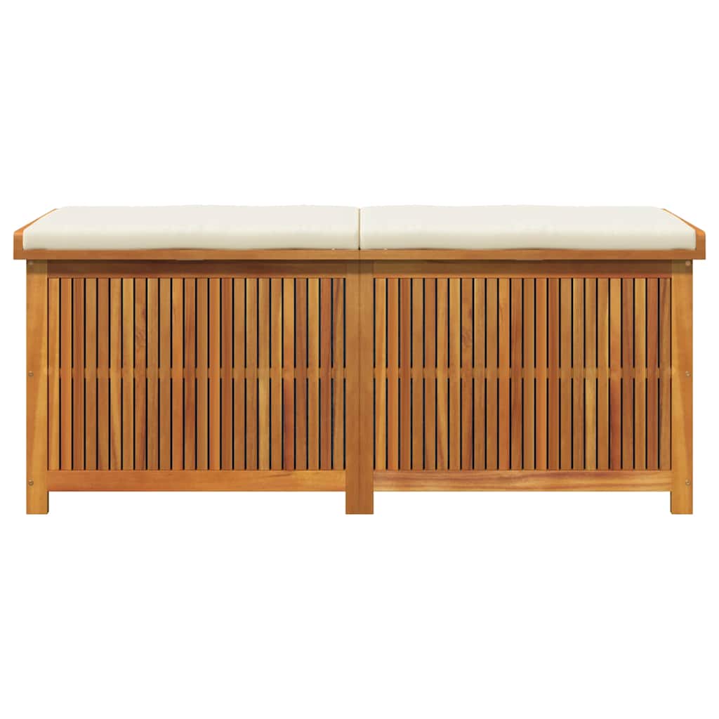 vidaXL Opbergbox voor buiten 113x50x60,5 cm massief acaciahout - Aashly