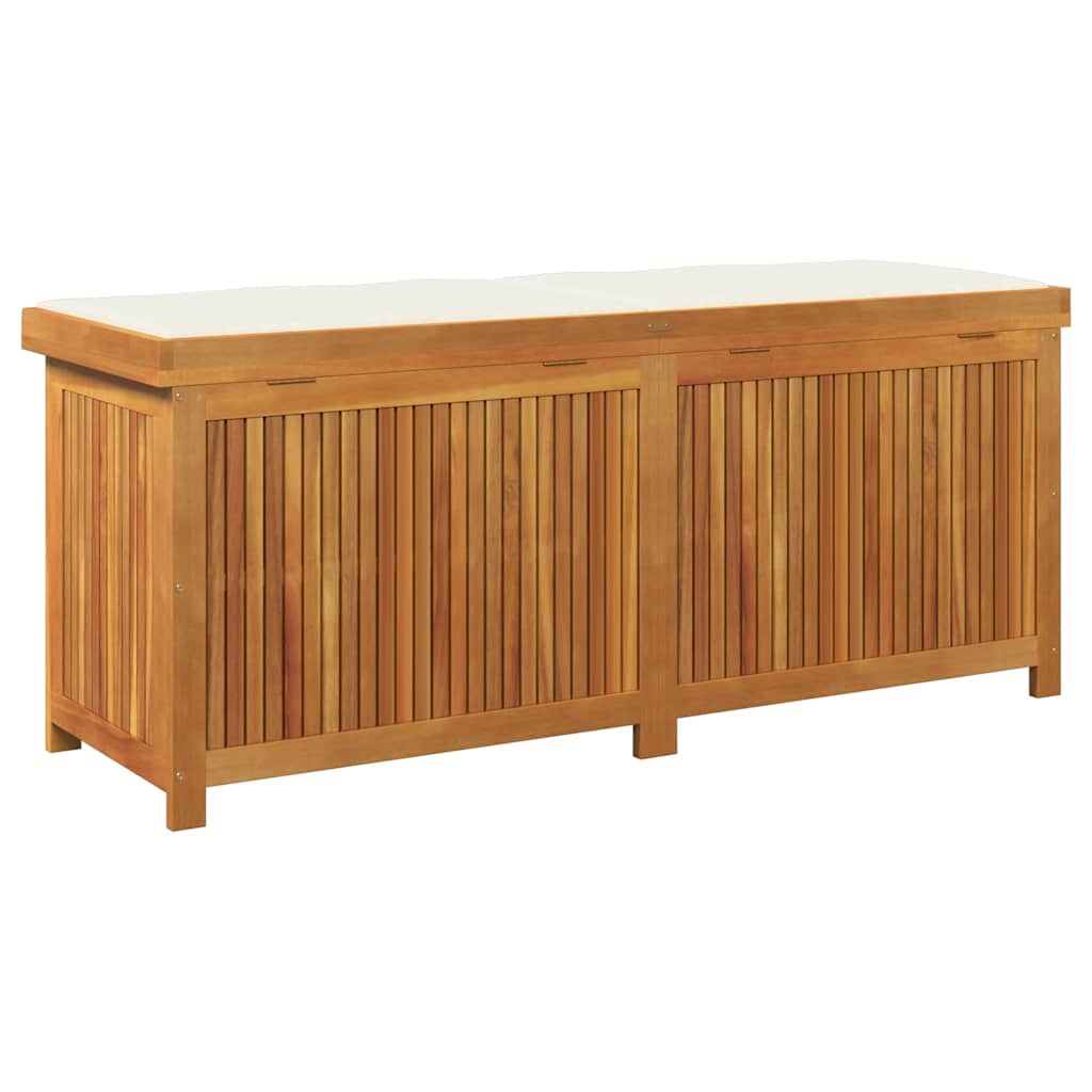 vidaXL Opbergbox voor buiten 113x50x60,5 cm massief acaciahout - Aashly