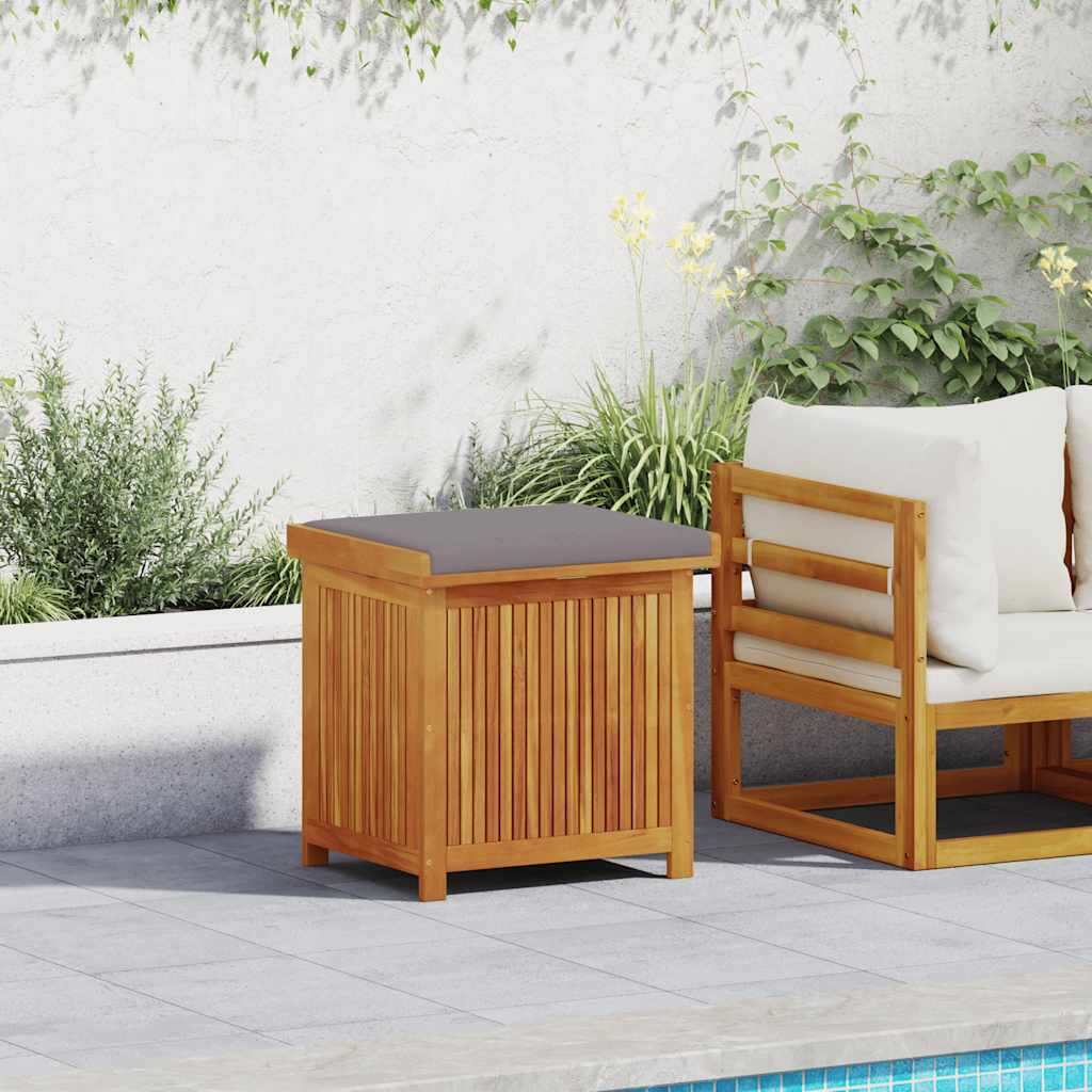 vidaXL Opbergbox voor buiten 113x50x60,5 cm massief acaciahout - Aashly
