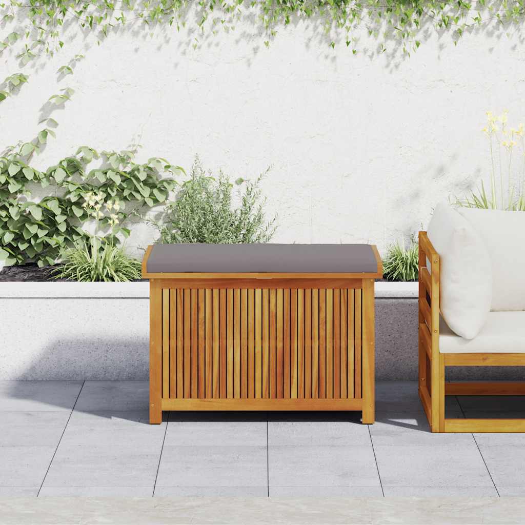 vidaXL Opbergbox voor buiten 113x50x60,5 cm massief acaciahout - Aashly